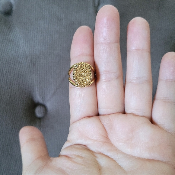 Yellow/Light Orange🍊 Druzy Ring💍 - Used - Picture 12 of 16